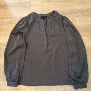 Current Air Los Angeles Blouse Green Long Sleeve Size Medium Romantic